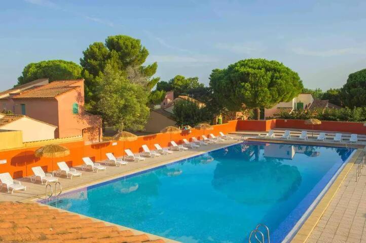 Studio Cabine Pour 4 - Piscine Argelès-sur-Mer Eksteriør billede